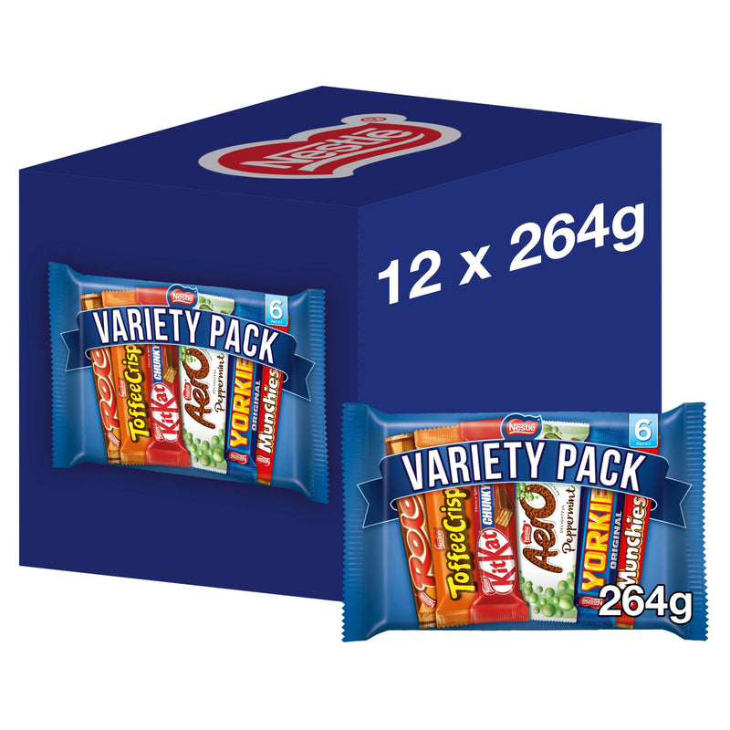 Nestle Variety Pack Mixed Favorites Multipack Chocolate Bars 6's