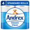 Andrex Classic Clean 3D-Wave Toilet Roll (Pack of 4) 4480115