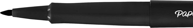 Paper Mate Flair Fibre Tip Pen Medium Point 0.7mm Black (Pack 5) 2028909