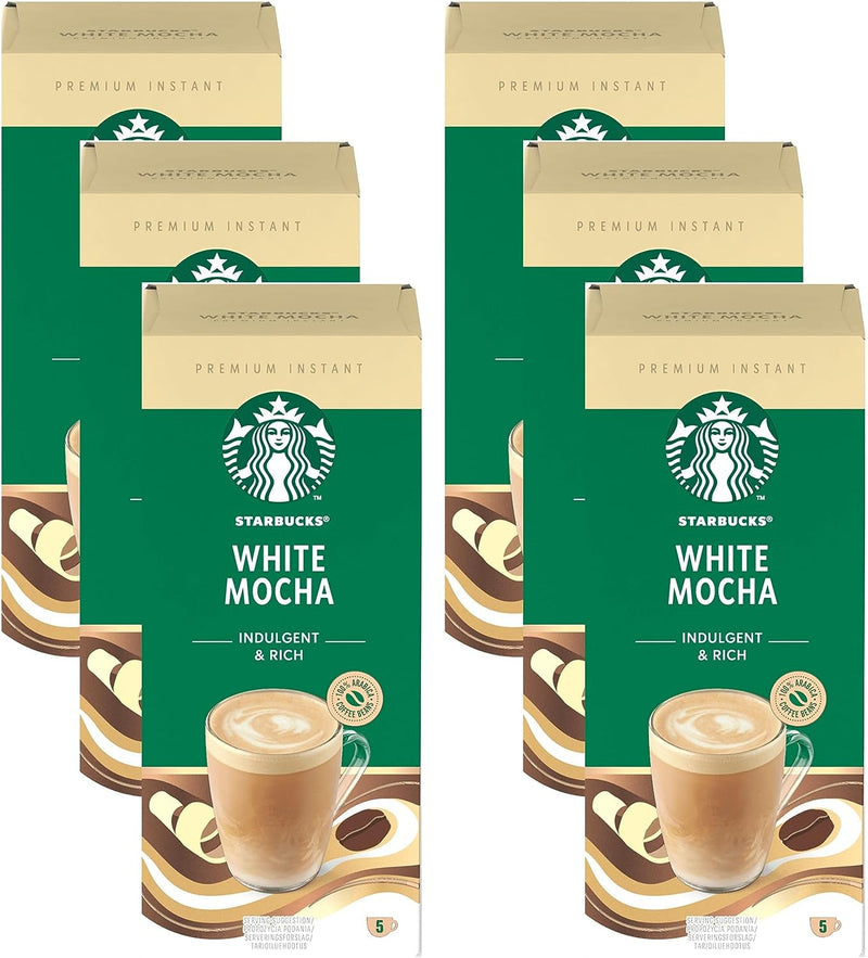 Starbucks White Mocha Instant Coffee Sachets 5x22g