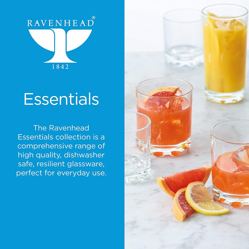 Ravenhead Essentials Sleeve Of 6 Hi-ball Glasses 26cl/9oz