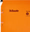 Esselte Orgarex A4 Lateral Suspension File Card 15mm Base Orange (Pack 25) 21628