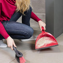 Vileda Dust Pan & Brush Set - 2in1 Brush and Pan Set