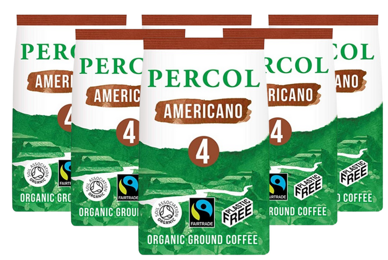 Percol Fairtrade All Day Americano Ground Coffee 200g