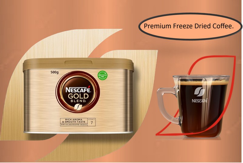 Nescafe Gold Blend Freeze Dried Instant Coffee 500g