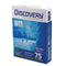Discovery A4 75gsm White Paper (Pack of 5 Reams , 2500 Sheets)