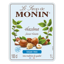 Monin Sugar Free Hazelnut Coffee Syrup 1 litre (Plastic Bottle)