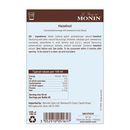 Monin Sugar Free Hazelnut Coffee Syrup 1 litre (Plastic Bottle)