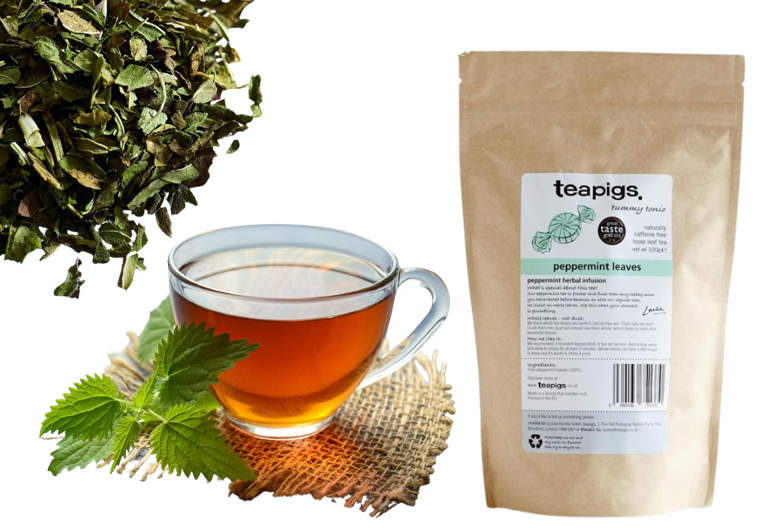 Teapigs Peppermint Leaves Loose Tea Made With Whole Leaves (1 x 100g)
