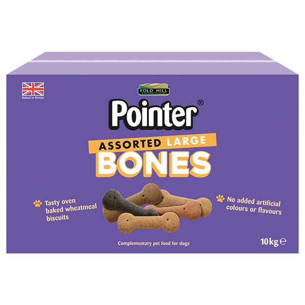 Fold Hill Pointer Assorted Large Bones 10kg - UK BUSINESS SUPPLIES
