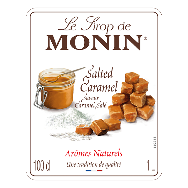 Monin Salted Caramel Coffee Syrup 1litre