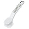 Addis Premium Soft Grip Washing Up Dish Brush With Scraper in White and Grey