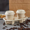 Belgravia Disposables Moulded Pulp 2 Cup Carrier x 180's