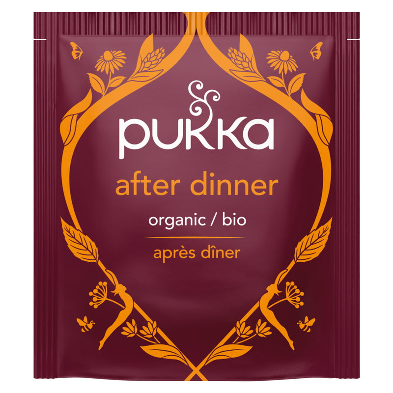 Pukka Tea After Dinner Individually Wrapped Enveloped Tea 20's {Caffeine Free}