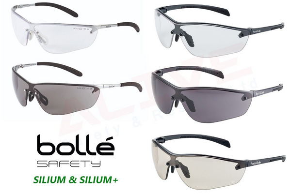 Bolle Silium & Silium Plus Safety Glasses Anti-Fog & Scrath Resistant {4 Styles}
