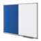 Nobo Classic Combination Board Blue Felt/Magnetic Whiteboard Aluminium Frame 900x600mm 1902257 - UK BUSINESS SUPPLIES
