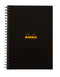 Rhodia A4 Wirebound Hard Cover Notebook Ruled 160 Pages (Pack 3) 119232C - UK BUSINESS SUPPLIES