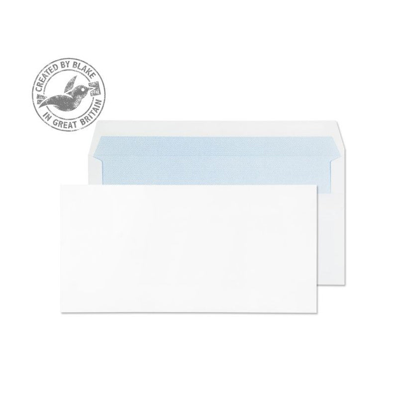 Blake PurelyEveryday Dl 90gsm Self Seal White Envelopes (Pack of 1000) - UK BUSINESS SUPPLIES