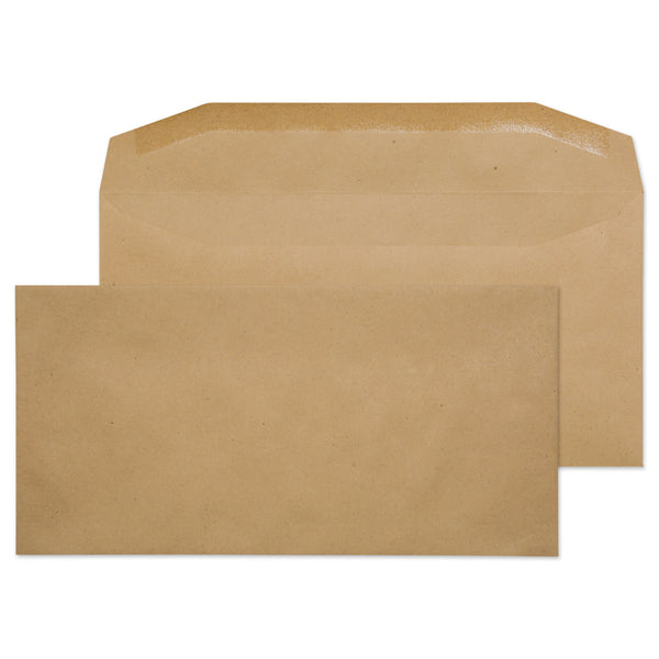 ValueX Wallet Envelope DL Gummed Plain 80gsm Manilla (Pack 1000) - 13780 - UK BUSINESS SUPPLIES