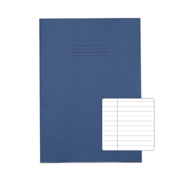 Rhino A4 Plus Exercise Book Dark Blue F8M 80 page (Pack 50) VDU080-277 - UK BUSINESS SUPPLIES