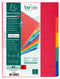 Exacompta Divider 5 Part A4 225gsm Pressboard Assorted Colours - 1405E - UK BUSINESS SUPPLIES
