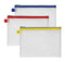 Snopake Mesh Zippa Bag EVA A5 300 Micron Assorted Colours (Pack 3) - 15818 - UK BUSINESS SUPPLIES