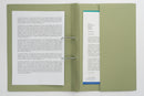 Guildhall Spring Pocket Transfer File Manilla Foolscap 315gsm Green (Pack 25) - 211/9062Z - UK BUSINESS SUPPLIES