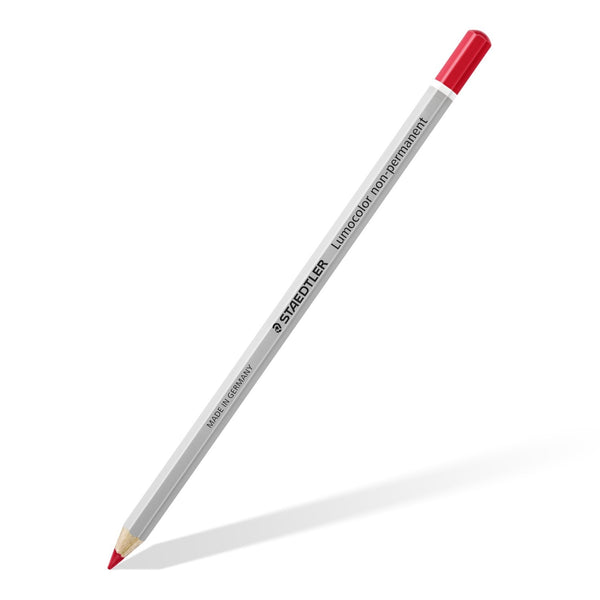 Staedtler Lumocolour Glasochrom Red Pencil - UK BUSINESS SUPPLIES