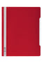 Durable Clear View Report Folder Extra Wide A4 Red (Pack 50) 257003 - UK BUSINESS SUPPLIES