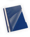 Durable Clear View Report Folder A4 Dark Blue (Pack 50) 257307 - UK BUSINESS SUPPLIES