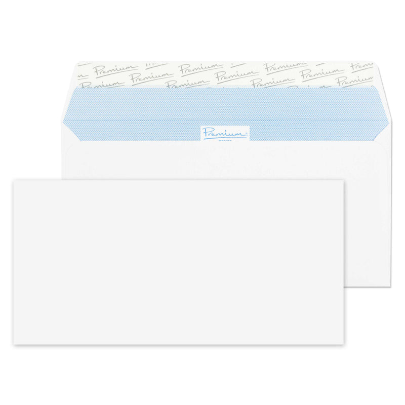 Blake Premium Office Wallet Envelope DL Peel and Seal Plain 120gsm White (Pack 500) - 32215 - UK BUSINESS SUPPLIES
