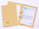 Guildhall Transfer Spring Transfer File Manilla Foolscap 315gsm Yellow (Pack 25) - 349-YLWZ - UK BUSINESS SUPPLIES