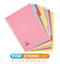 Elba Divider 10 Part A4 160gsm Card Assorted Colours 400007246 - UK BUSINESS SUPPLIES