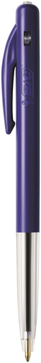 Bic M10 Clic Retractable Ballpoint Pen 1mm Tip 0.32mm Line Blue (Pack 50) - 1199190121 - UK BUSINESS SUPPLIES