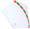 Exacompta Index 1-31 A4 Extra Wide 160gsm Card White with Coloured Mylar Tabs - 4131E - UK BUSINESS SUPPLIES