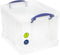 Really Useful Clear Plastic Storage Box 35 Litre - UK BUSINESS SUPPLIES