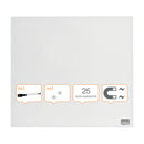 Nobo Magnetic Glass Whiteboard Tile 300x300mm White 1903956 - UK BUSINESS SUPPLIES