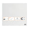 Nobo Magnetic Glass Whiteboard Tile 300x300mm White 1903956 - UK BUSINESS SUPPLIES