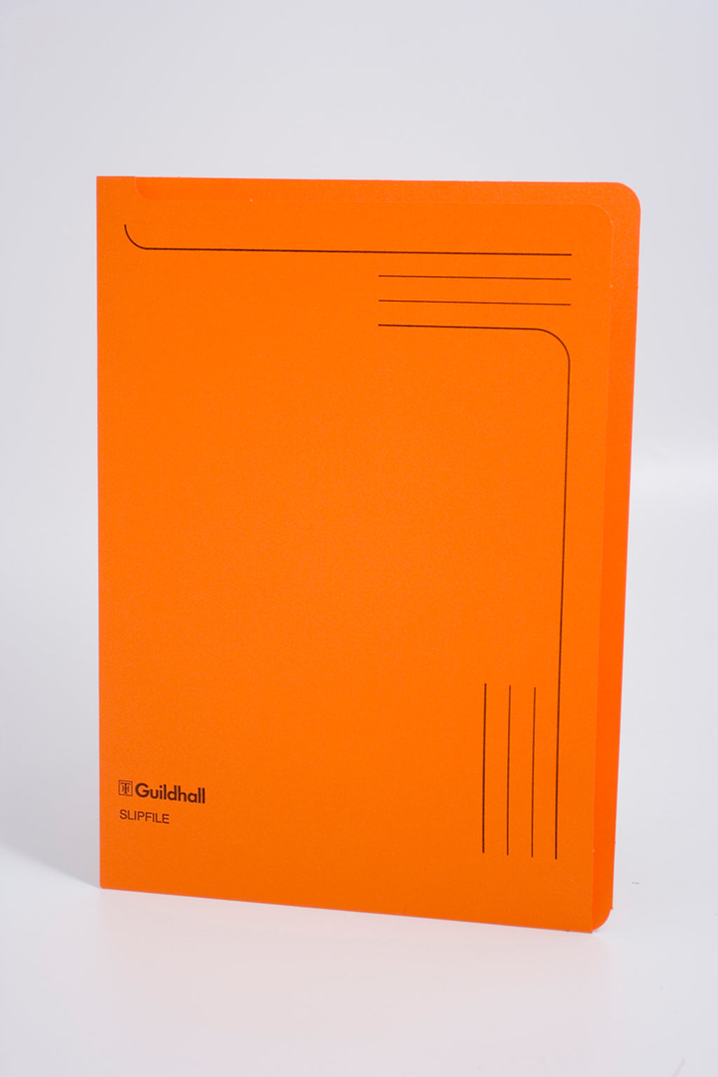 Guildhall Slipfile Manilla A4 Open 2 Sides 230gsm Orange (Pack 50