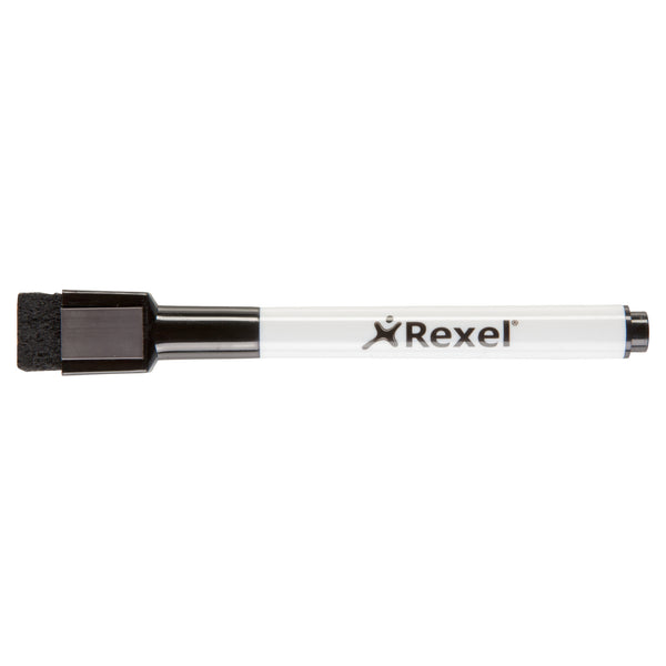 ValueX Magnetic Whiteboard Marker Bullet Tip Black (Pack 6) 2104184 - UK BUSINESS SUPPLIES