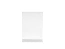 Deflecto Stand Up Sign Holder A4 Portrait Clear - 47801 - UK BUSINESS SUPPLIES