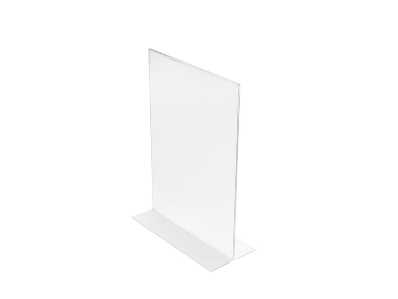 Deflecto Stand Up Sign Holder A4 Portrait Clear - 47801 - UK BUSINESS SUPPLIES