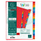 Exacompta Index A-Z A4 225gsm Pressboard Assorted Colours - 4803Z - UK BUSINESS SUPPLIES