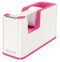 Leitz WOW Dual Colour Tape Dispenser for 19mm Tapes White/Pink 53641023 - UK BUSINESS SUPPLIES
