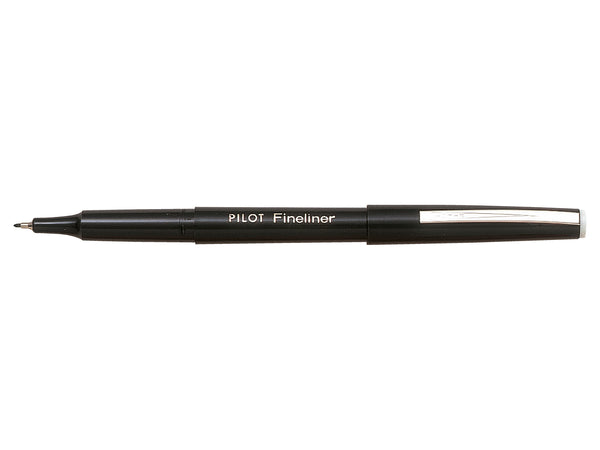 Pilot Fineliner Pen 1.2mm Tip 0.4mm Line Black (Pack 12) - 4902505085949/SA - UK BUSINESS SUPPLIES