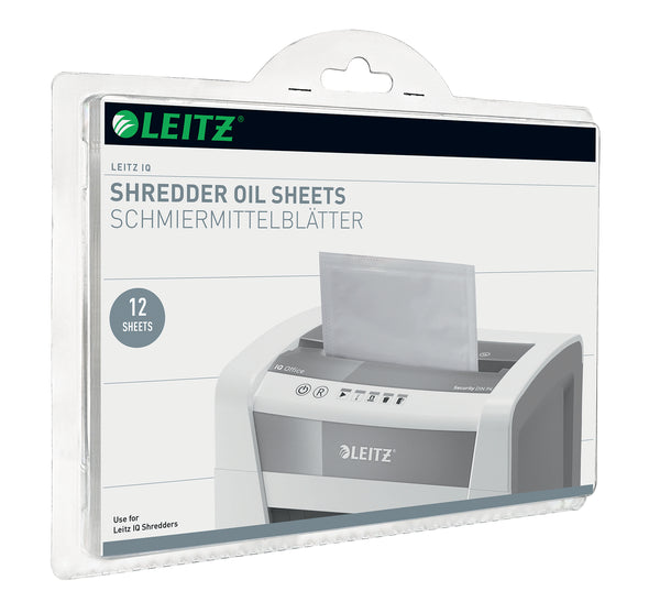 Leitz IQ Oil Sheets (Pack 12) 80070000 - UK BUSINESS SUPPLIES