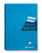Clairefontaine Europa A4 Wirebound Card Cover Notebook Ruled 180 Pages Turquoise (Pack 5) - 5802Z - UK BUSINESS SUPPLIES