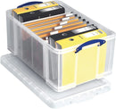 Really Useful Clear Plastic Storage Box 64 Litre - UK BUSINESS SUPPLIES