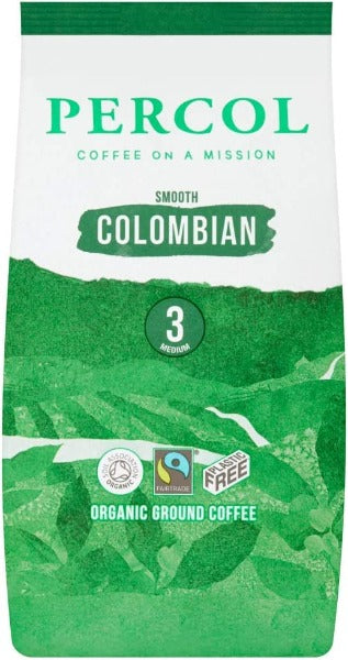 Percol Fairtrade Colombian Ground Coffee 200g - UK BUSINESS SUPPLIES