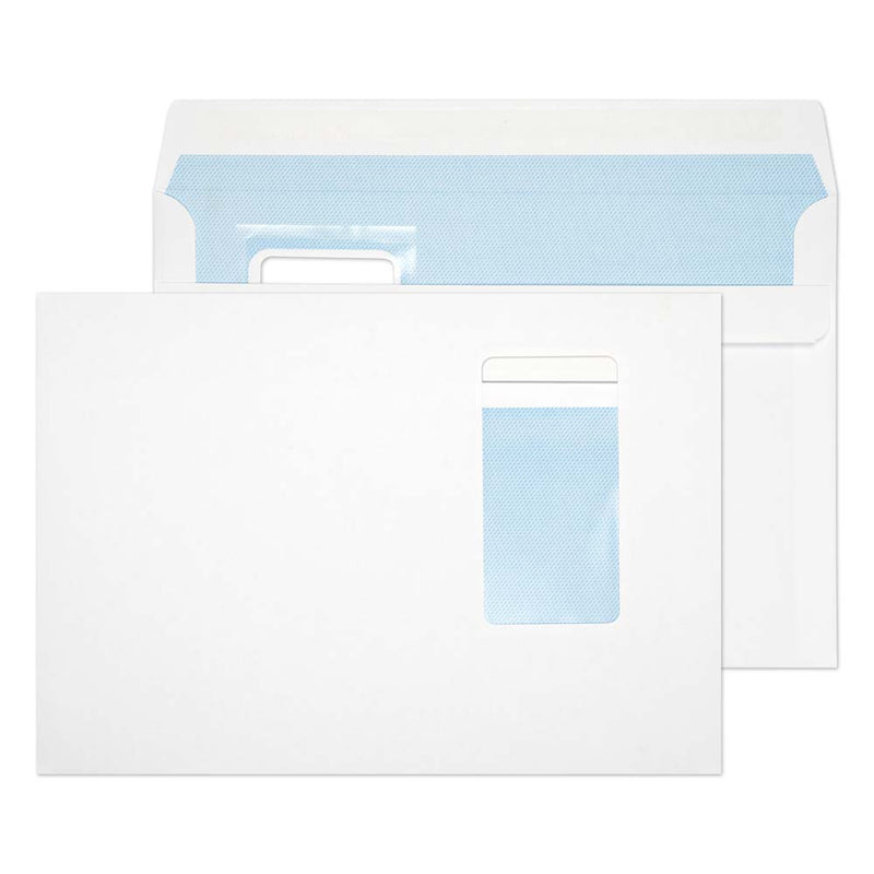 Blake Purely Everyday Wallet Envelope C5 Self Seal Window 100gsm White (Pack 500) - 6805PW - UK BUSINESS SUPPLIES